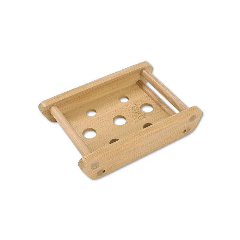 Natural Bamboo Self-Draining Soap Dish | Eco-Friendly Soap Saver Sustow
