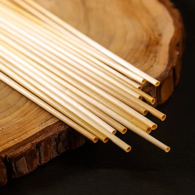 Natural Wheat Straw Reusable Drinking Straws Sustow