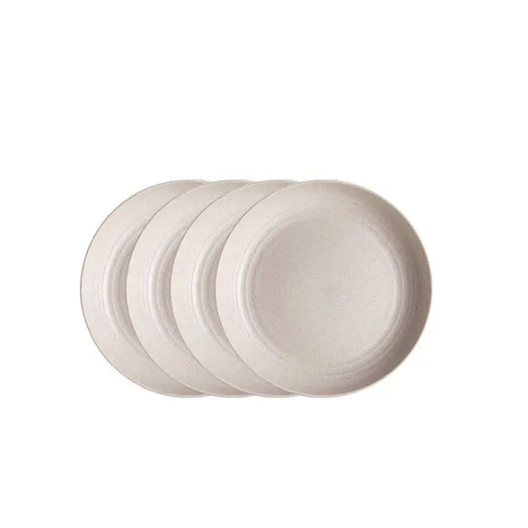 Wheat Straw Household Dinner Plate Sustow