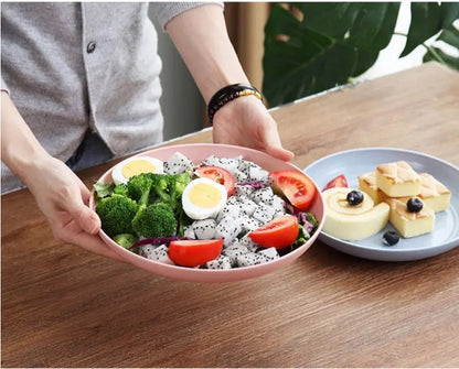 Wheat Straw Household Dinner Plate Sustow