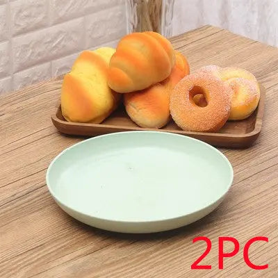 Wheat Straw Household Dinner Plate Sustow