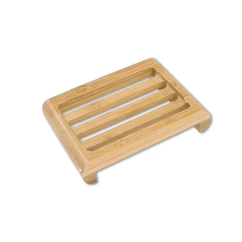 Natural Bamboo Self-Draining Soap Dish | Eco-Friendly Soap Saver Sustow