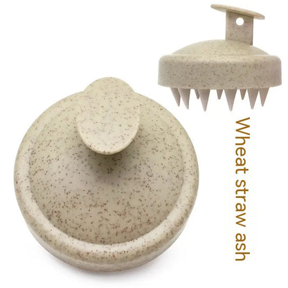 Eco-Friendly Wheat Straw Scalp Massager Shampoo Brush Sustow