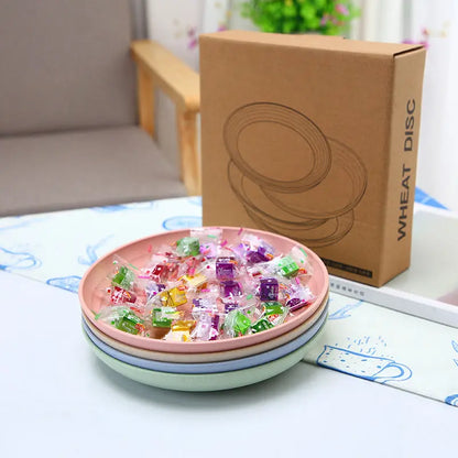 Wheat Straw Household Dinner Plate Sustow