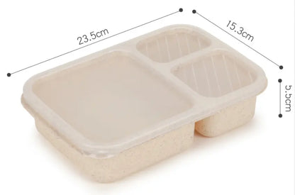 Wheat Straw Separated Bento Box - SUSTOW
