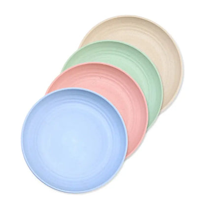 Wheat Straw Household Dinner Plate Sustow