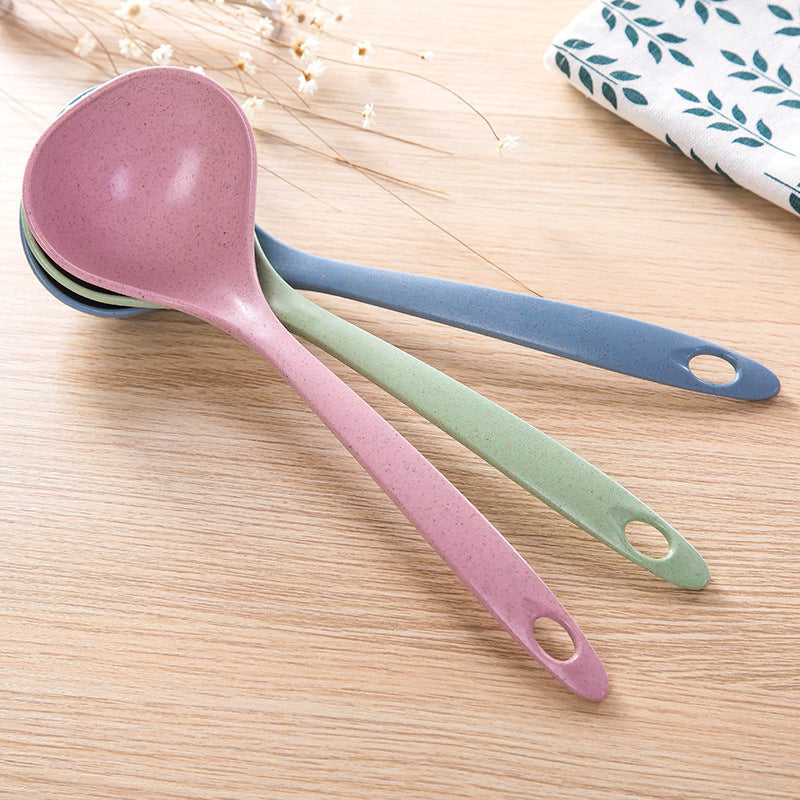 Long Handle Wheat Straw Spoon - SUSTOW