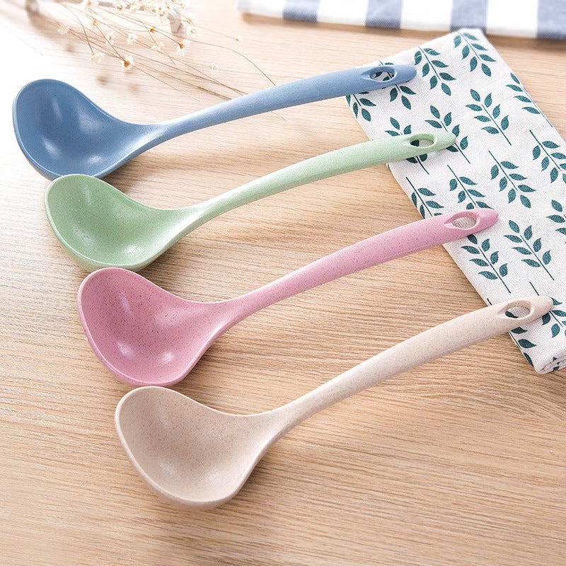 Long Handle Wheat Straw Spoon - SUSTOW