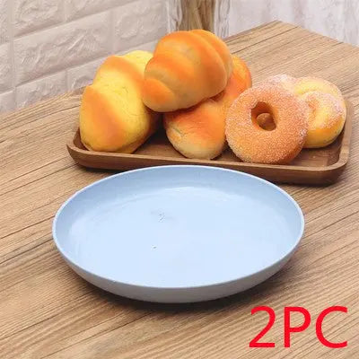 Wheat Straw Household Dinner Plate Sustow